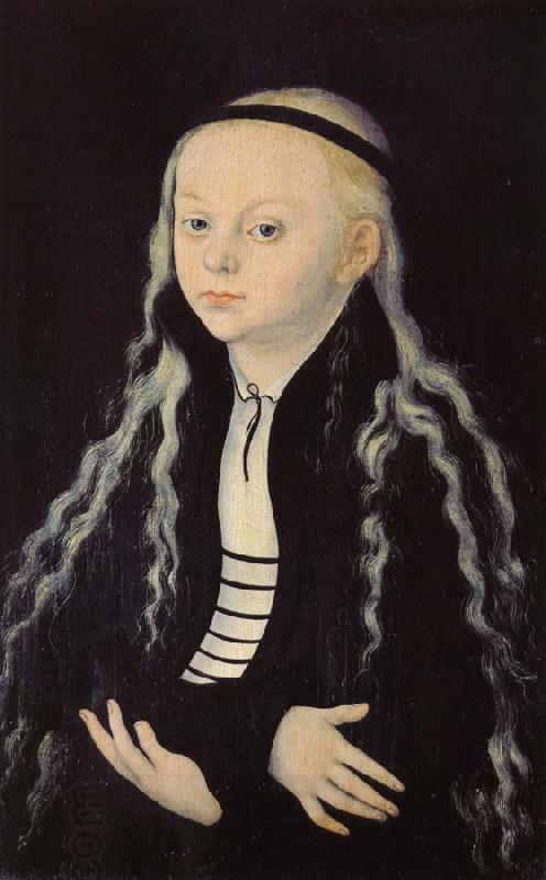 Lucas Cranach Madeleine Luther portrait oil painting picture